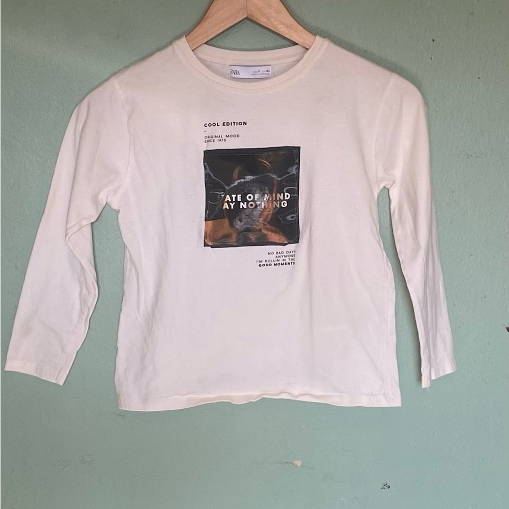 Zara Boys Hologram Long Sleeve Shirt